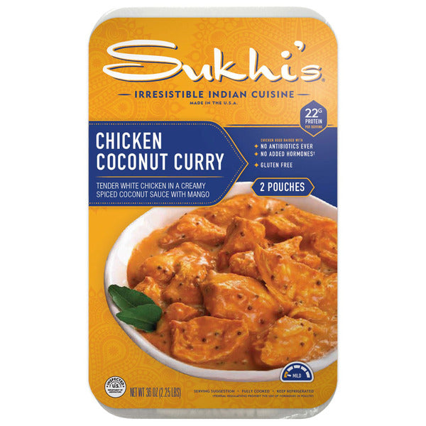 Sukhi's Indian Coconut Curry Chicken  with Mango Sauce, 36 oz