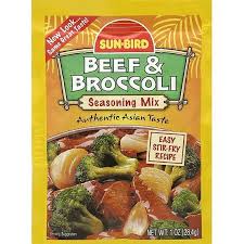 Sun-Bird Beef & Broccoli Seasoning Mix