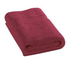 1 BATH TOWEL (Burgundy)