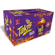 Takis Fuego Spicy Rolled Tortilla Chips Multipack, 46 pk./1 oz.