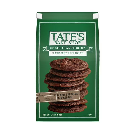 Tate'S Bake Shop Double Chocolate Chip Cookies, 7 Oz