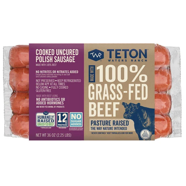 Teton Waters Ranch Polish Sausage, 2.25 lbs