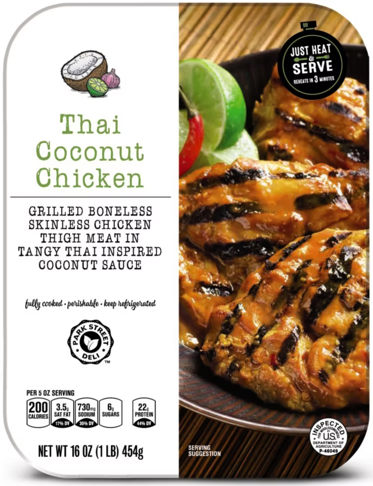 Thai Inspired Coconut Grilled  Chicken, 16oz