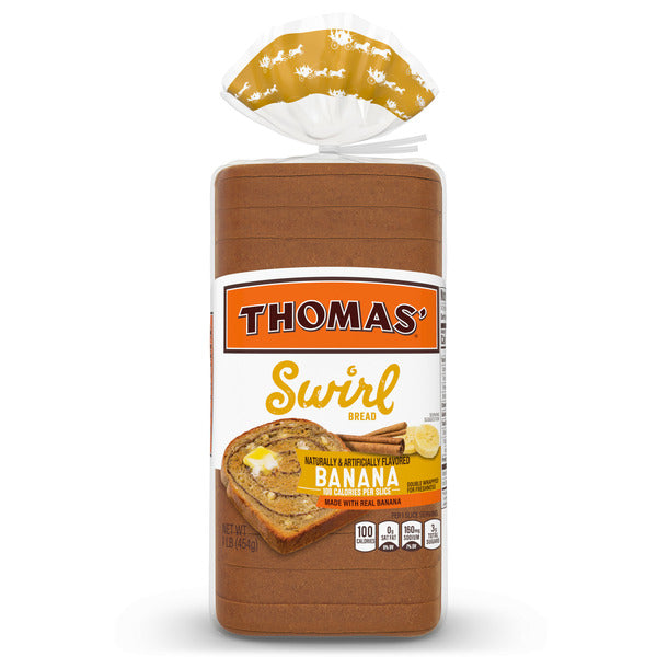 Thomas’ Banana Swirl Bread 16 CT