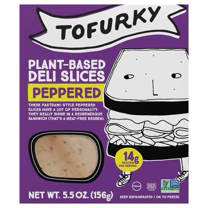 Tofurky Peppered Deli Slices