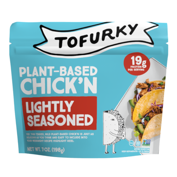 Tofurky Plant Based Chick'n Lightly Seasoned 8 oz