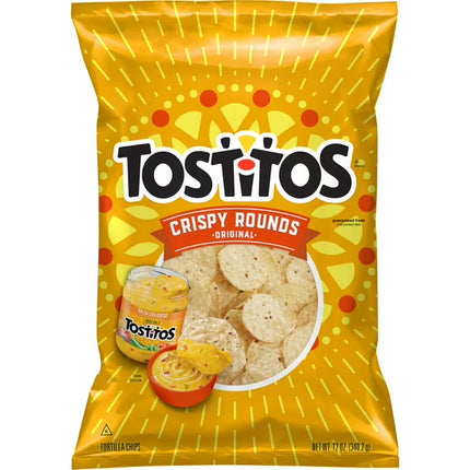 Tostitos Tortilla Chips Crispy Rounds, 12 Oz Bag
