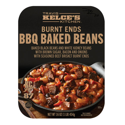 Burnt Ends BBQ Baked Beans, Fully Cooked, 16 oz , (Refrigerated)