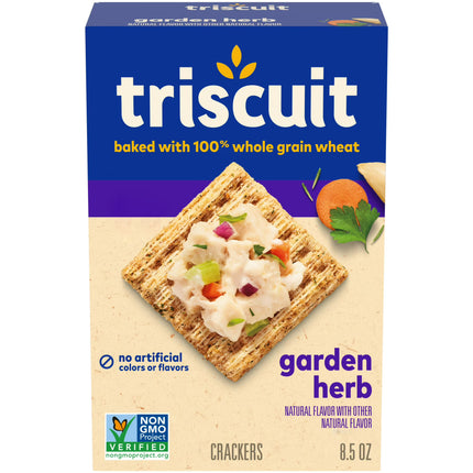 Triscuit Garden Herb Whole Grain Wheat Crackers, 8.5 Oz