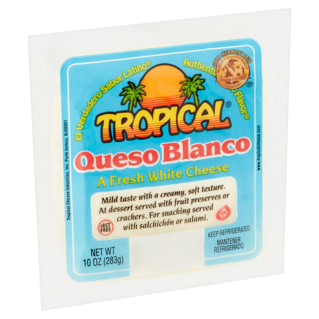 Tropical Queso Blanco ( White) Cheese,  10 OZ
