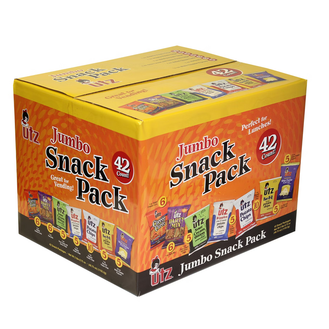 Utz Jumbo Snack Pack, 42 ct.