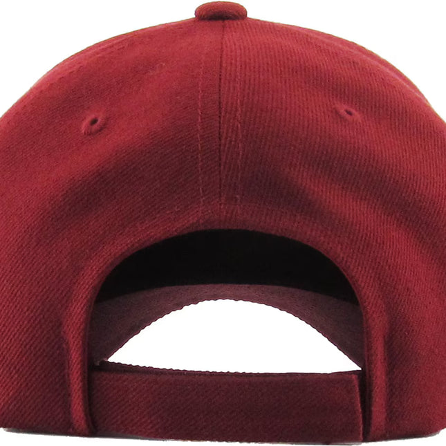 KBE Solid Velcro Baseball Cap One Size