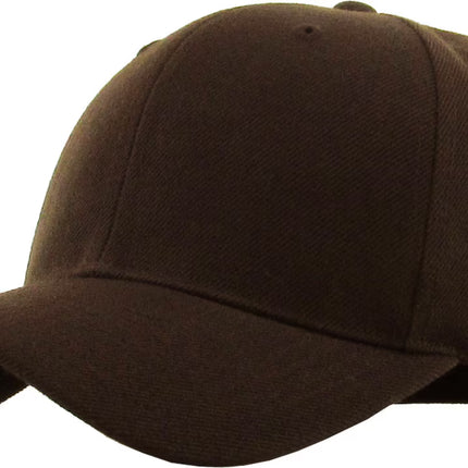 KBE Solid Velcro Baseball Cap One Size