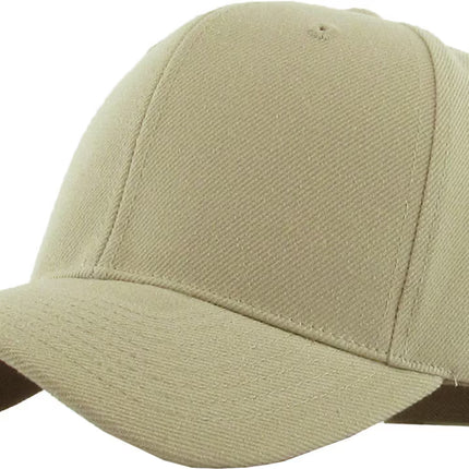 KBE Solid Velcro Baseball Cap One Size