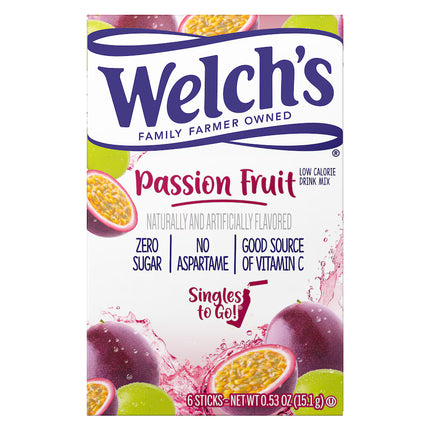 Welch's Passion Fruit Low Calorie Drink Mix, 6-ct.