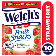 Welch's Berries and Cherries Fruit Snacks, 10-ct. Packs