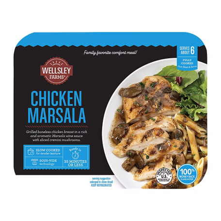 Wellsley  Chicken Marsala, 2 lbs.