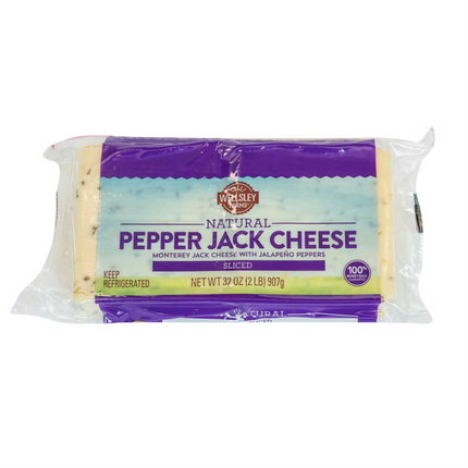 GOURMET Sliced Pepper Jack Cheddar Cheese, 32 oz.