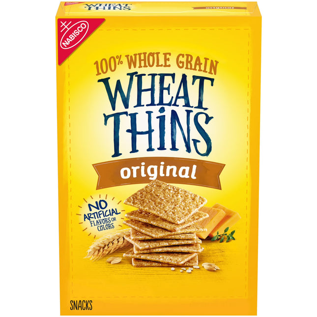 Wheat Thins Original Snacks, Whole Grain Wheat Crackers, 8.5 Oz