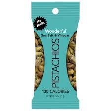 Wonderful Sea Salt & Vinegar No Shell Pistachios, 0.75-oz.