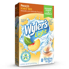 Wyler's Light Singles-to-Go Peach Iced Tea Drink Packets, 8-ct.