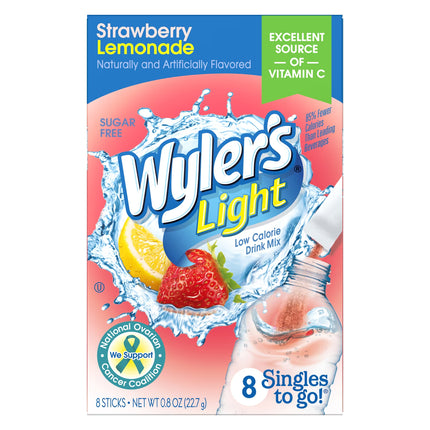 Wyler's Light Strawberry Lemonade Mix, 8-ct.