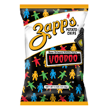 Zapp's New Orleans Kettle Style Voodoo Potato Chips, 2.5-oz. Bags