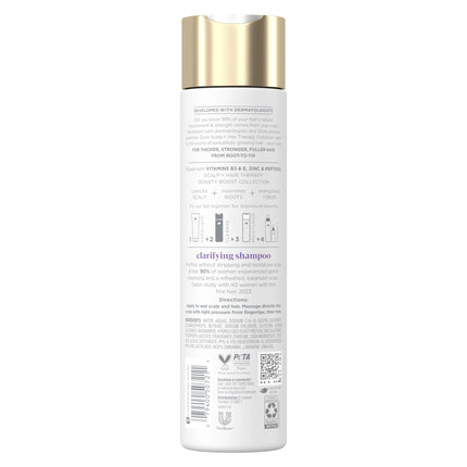 Dove Scalp + Hair Therapy Density Boost Clarifying Shampoo, 9.25 Oz