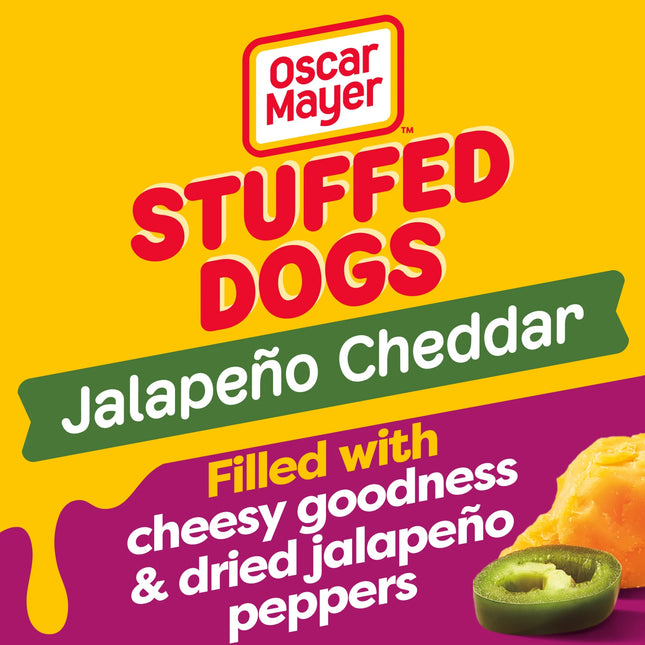 Oscar Mayer Jalapeño Cheddar Stuffed Dogs, 8 Ct Pack