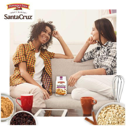 Pepperidge Farm Santa Cruz Soft Baked Oatmeal Raisin Cookies, 8.6 Oz Bag (8 Cookies)