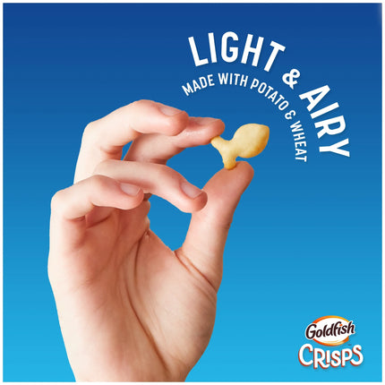 Goldfish Crisps Salt & Vinegar Flavored Baked Chip Crackers, 6.25 Oz Bag