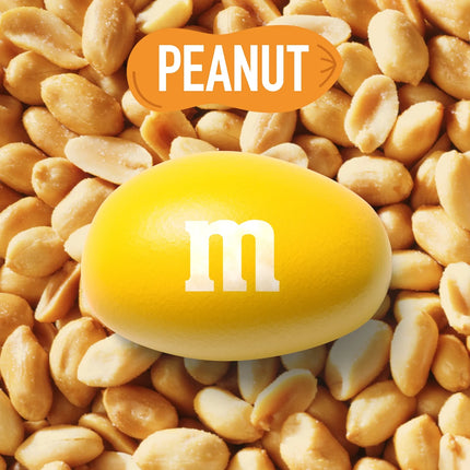 M&M'S Peanut Milk Chocolate Candy, Family Size - 18.08 Oz Bulk Bag
