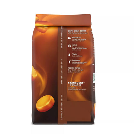 Starbucks Smoked Butterscotch Medium Roast Ground Coffee - 11Oz