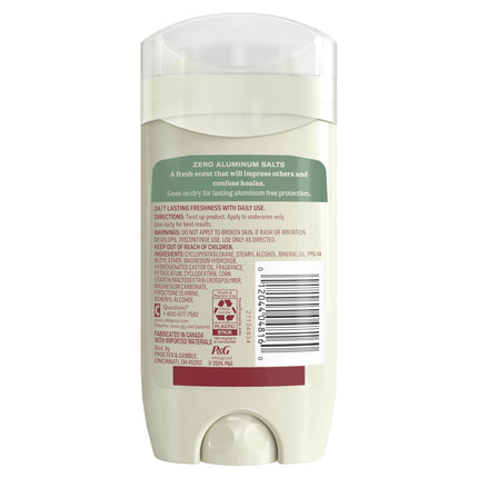 Old Spice Aluminum Free, Men'S Deodorant, Gentleman'S Blend Stick, Eucalyptus with Coconut Oil, 3.0 Oz