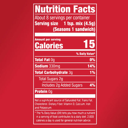 Mccormick Sloppy Joes Seasoning Mix, 1.31 Oz Packet