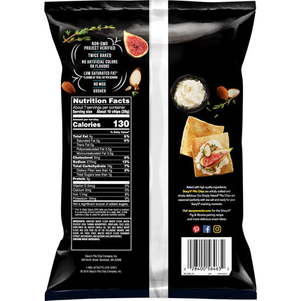Stacy'S Simply Naked Baked Pita Snack Chips, 7.33 Oz Bag