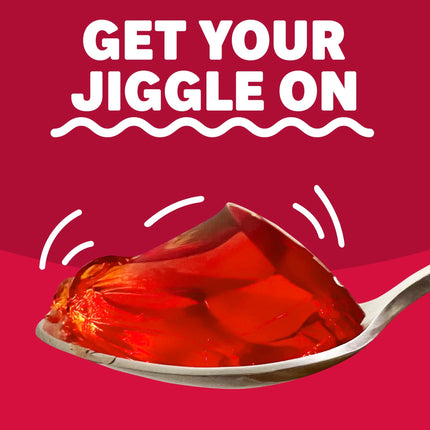 Jell-O Cherry Gelatin Dessert Mix, Family Size, 6 Oz Box