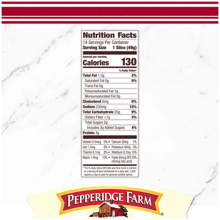 Pepperidge Farm Farmhouse Sourdough Bread, 24 Oz Loaf