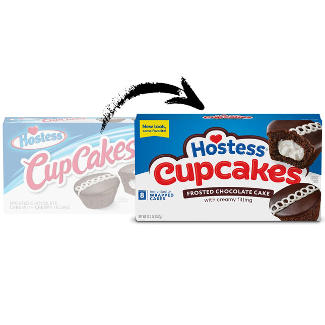 Hostess Cupcakes, Chocolate Snack Cakes, 12.7 Oz Box (8 Ct.)