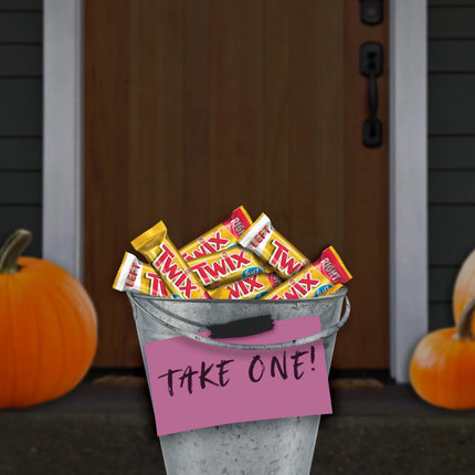 Twix Fun Size Halloween Chocolate Candy Bars - 18.28Oz Bag