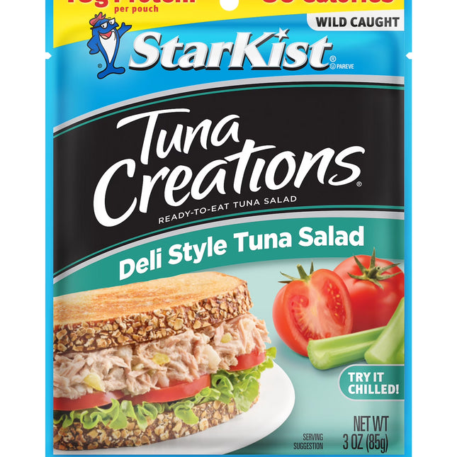 Starkist Tuna Creations, Deli Style Tuna Salad, 3 Oz Pouch