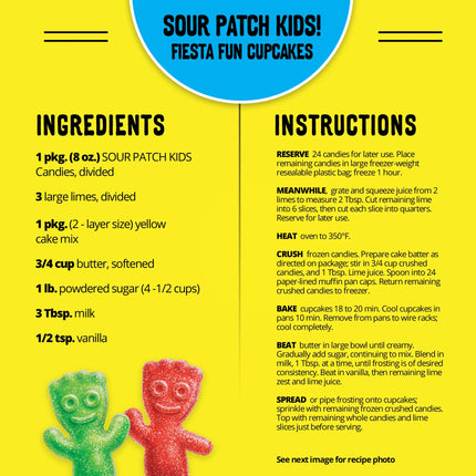 SOUR PATCH KIDS Soft & Chewy Candy, 3.6 Oz