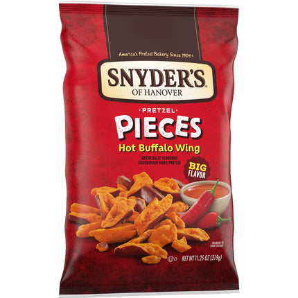 Snyder'S of Hanover Hot Buffalo Wing Flavored Pretzel Pieces, 11.25 Oz