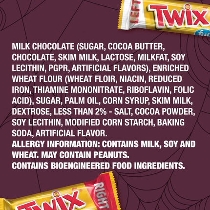 Twix Fun Size Halloween Chocolate Candy Bars - 18.28Oz Bag