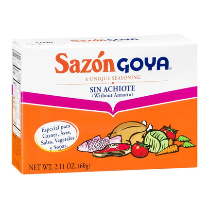Goya Sazon without Annatto Seasoning, 2.11 Oz