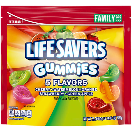 Life Savers 5 Flavors Summer Gummy Candy, Sharing Size - 14.5 Oz Bag