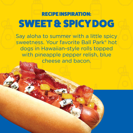 Ball Park Bun Length Beef Hot Dogs, 15 Oz, 8 Count