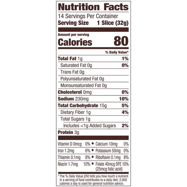 Pepperidge Farm Jewish Pumpernickel Dark Pump Bread, 16 Oz. Loaf