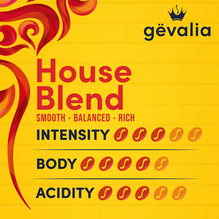 Gevalia House Blend Medium Roast Ground Coffee - 12Oz