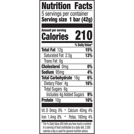 Nature Valley Creamy Protein Bars, Peanut Butter Chocolate, 10G Protein, 5 Bars, 7.45 Oz